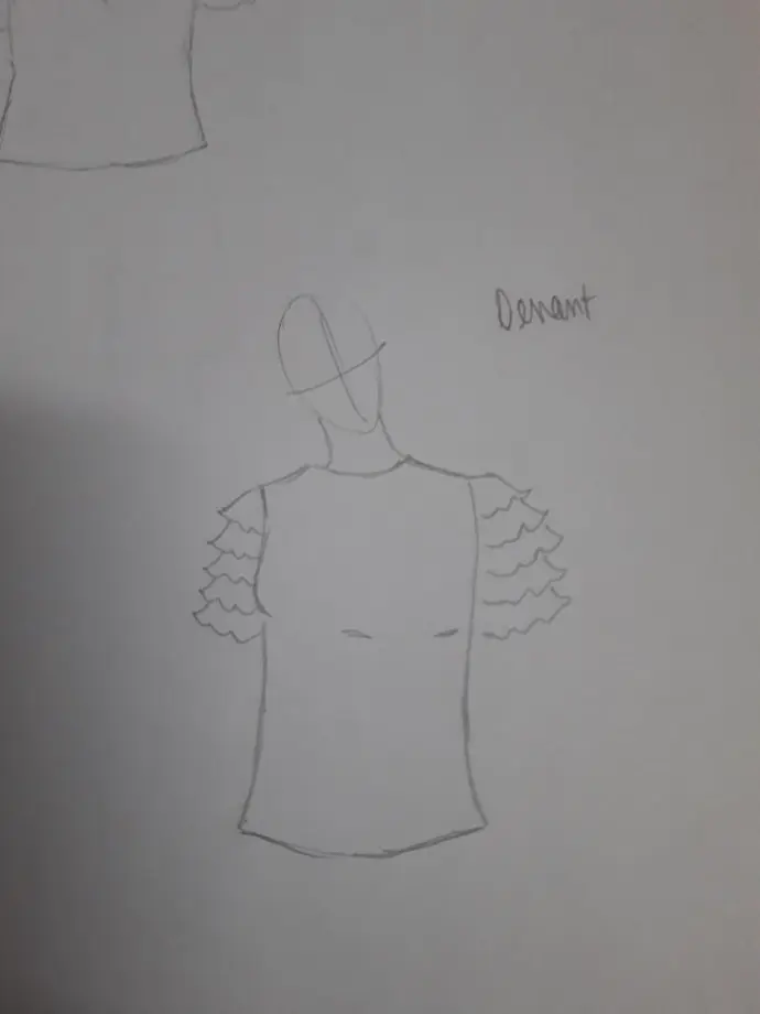croquis vêtement, femme made in france