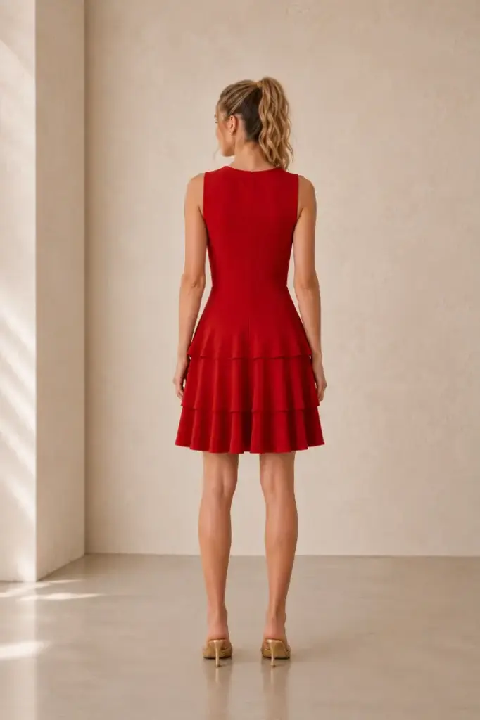 Robe à volants