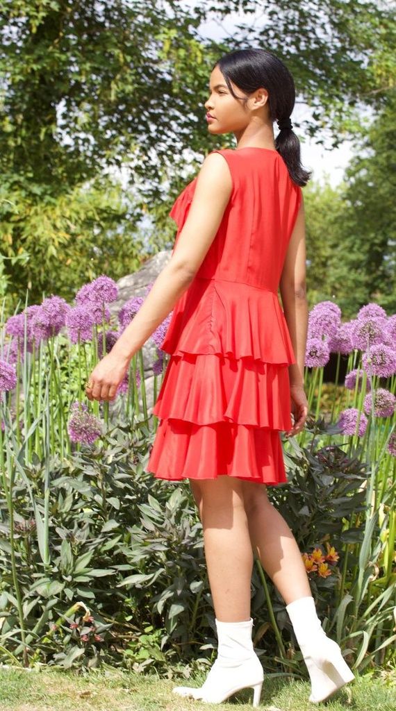 Robe à volants