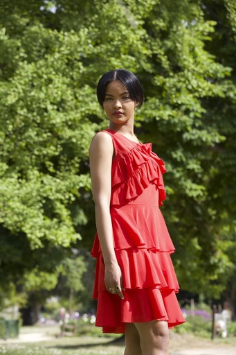 100% silk dress