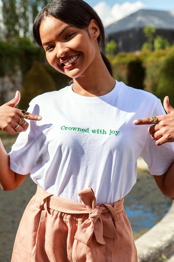 T-shirt unisexe brodé